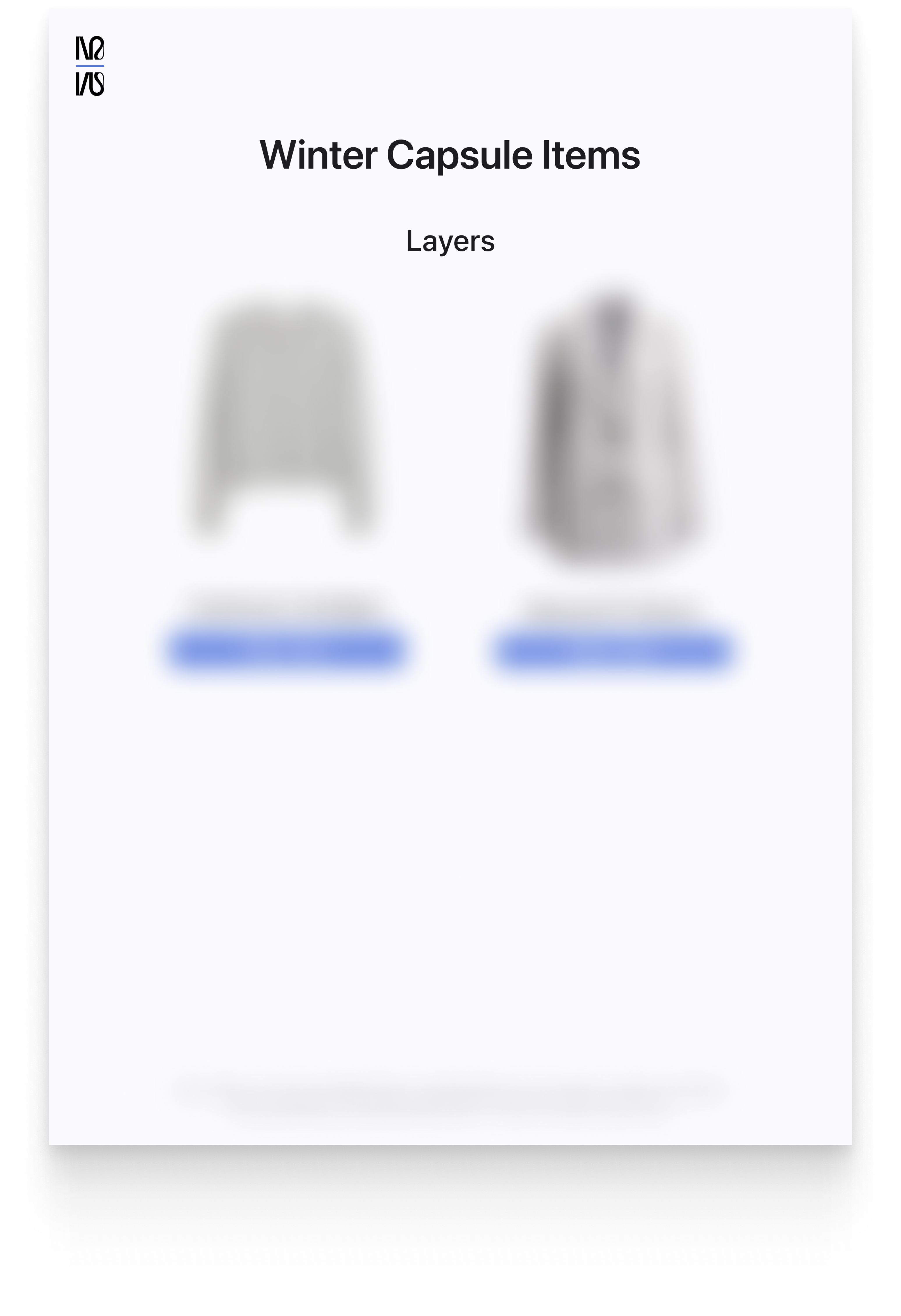 Winter Expansion Capsule 2026 (Minimal Feminine)