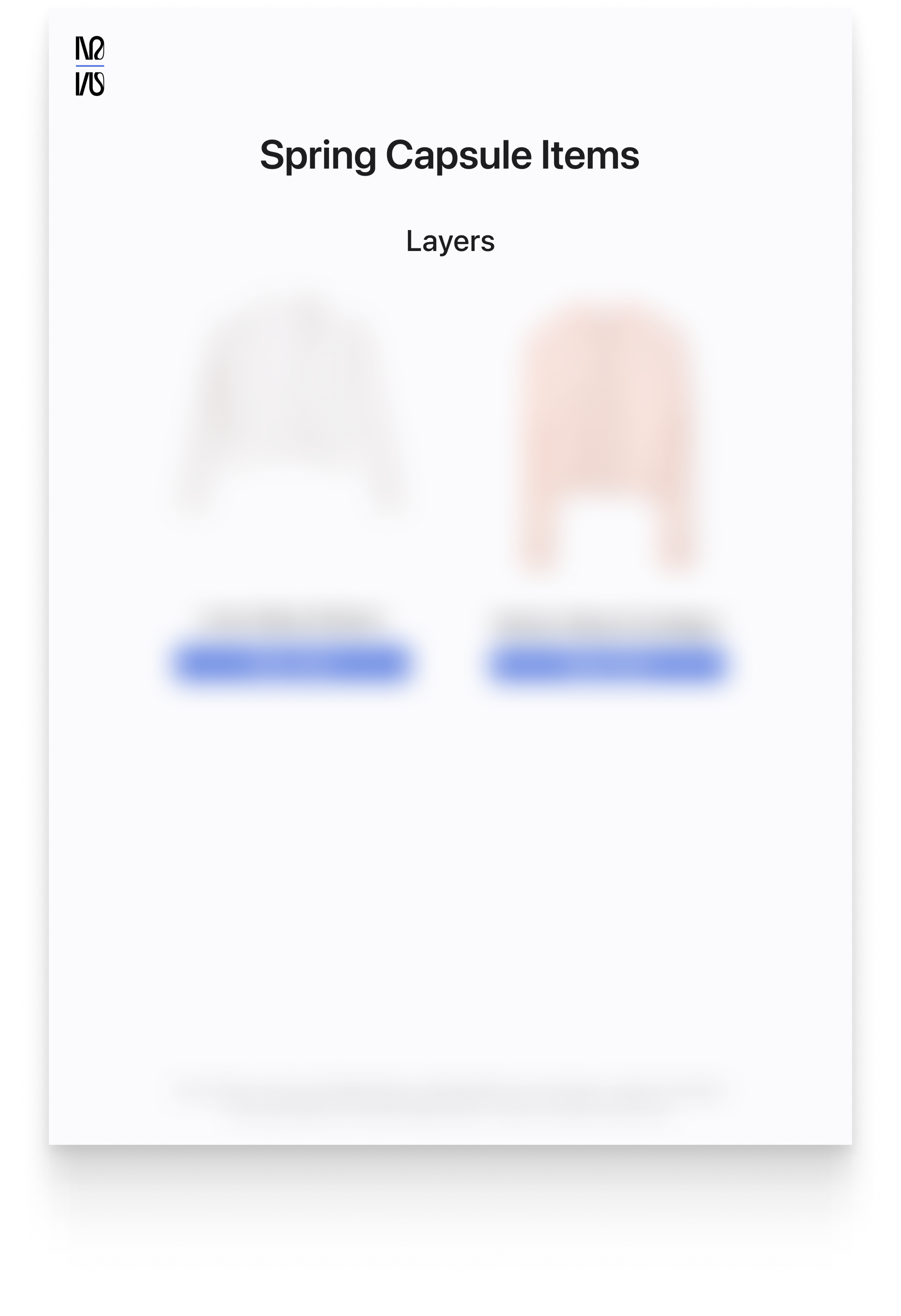 Spring Expansion Capsule 2026 (Minimal Feminine)