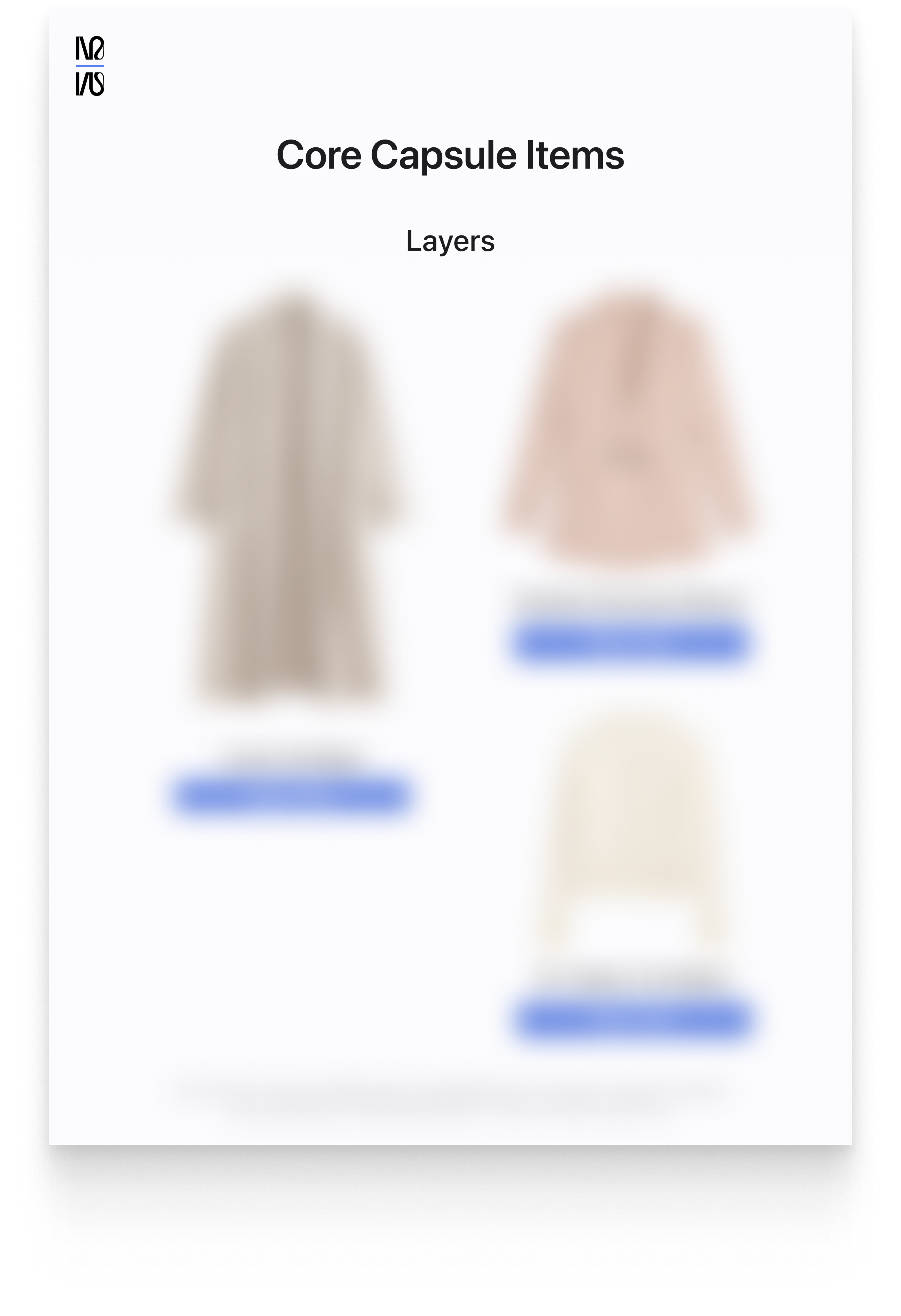 Year-Round Core Capsule 2026 (Minimal Feminine)