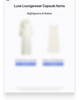 Luxe Loungewear Mini Expansion Capsule