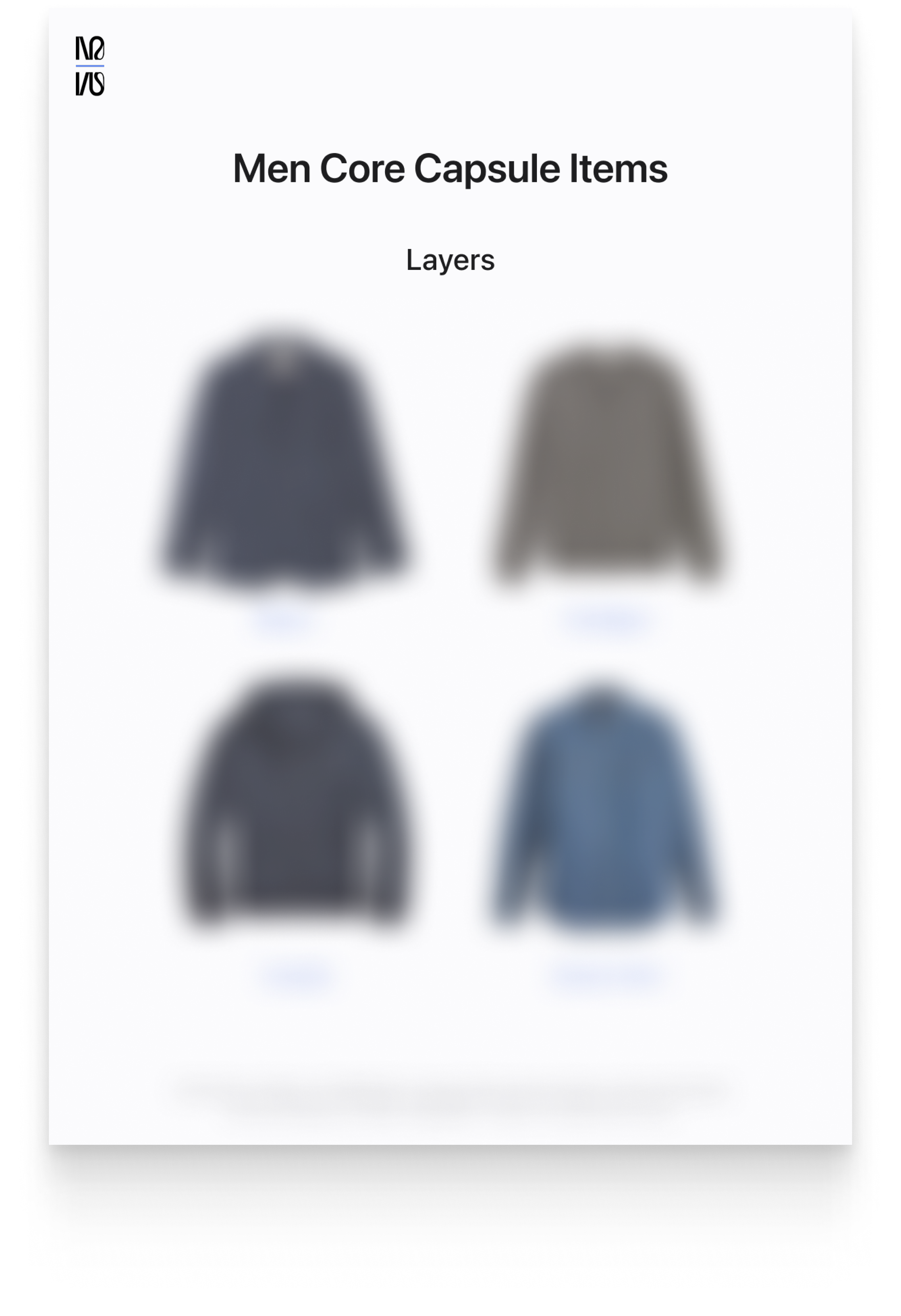 Men's Year-Round Core Capsule (2025)