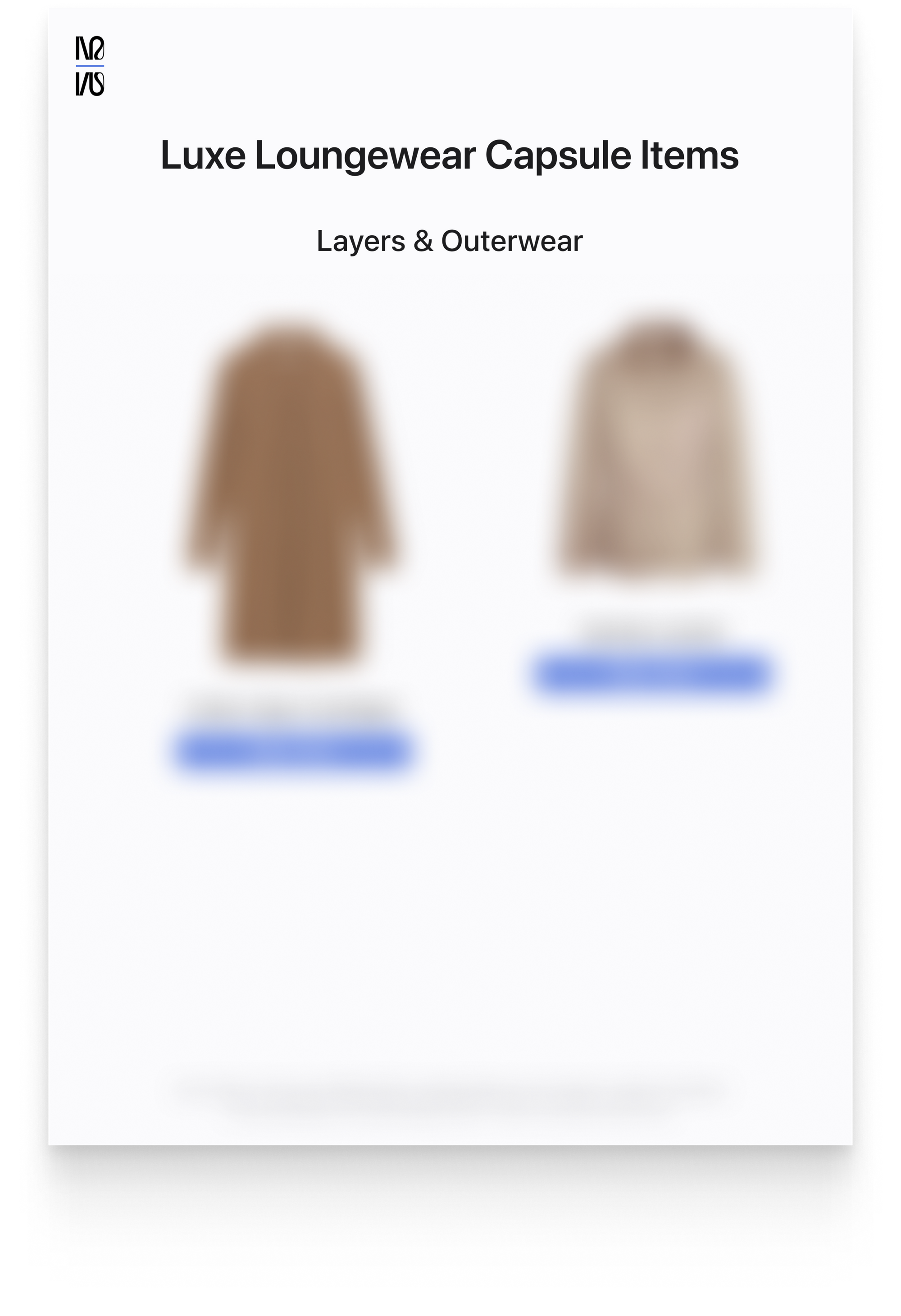 Luxe Loungewear Mini Expansion Capsule