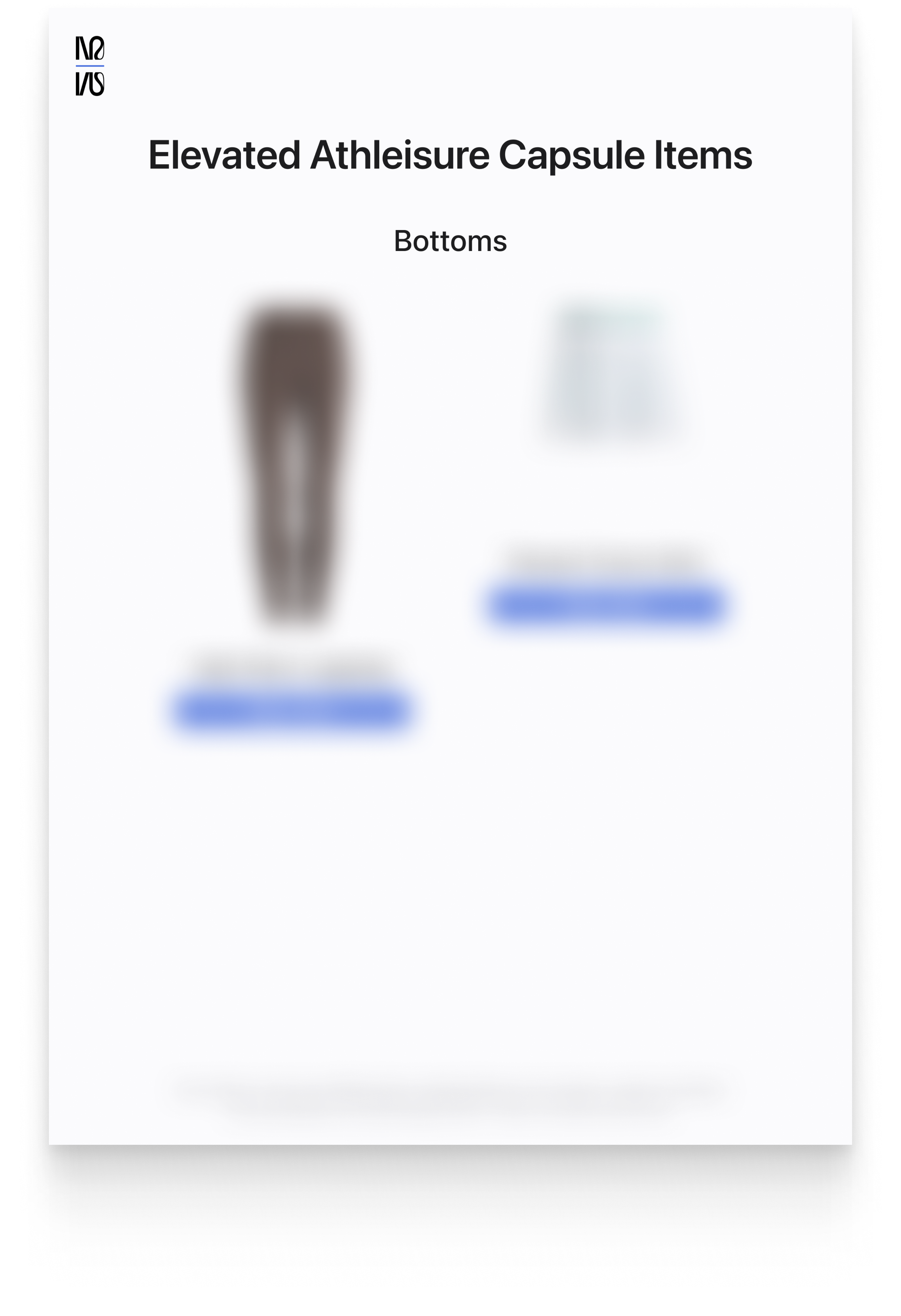 Elevated Athleisure Special Expansion Capsule