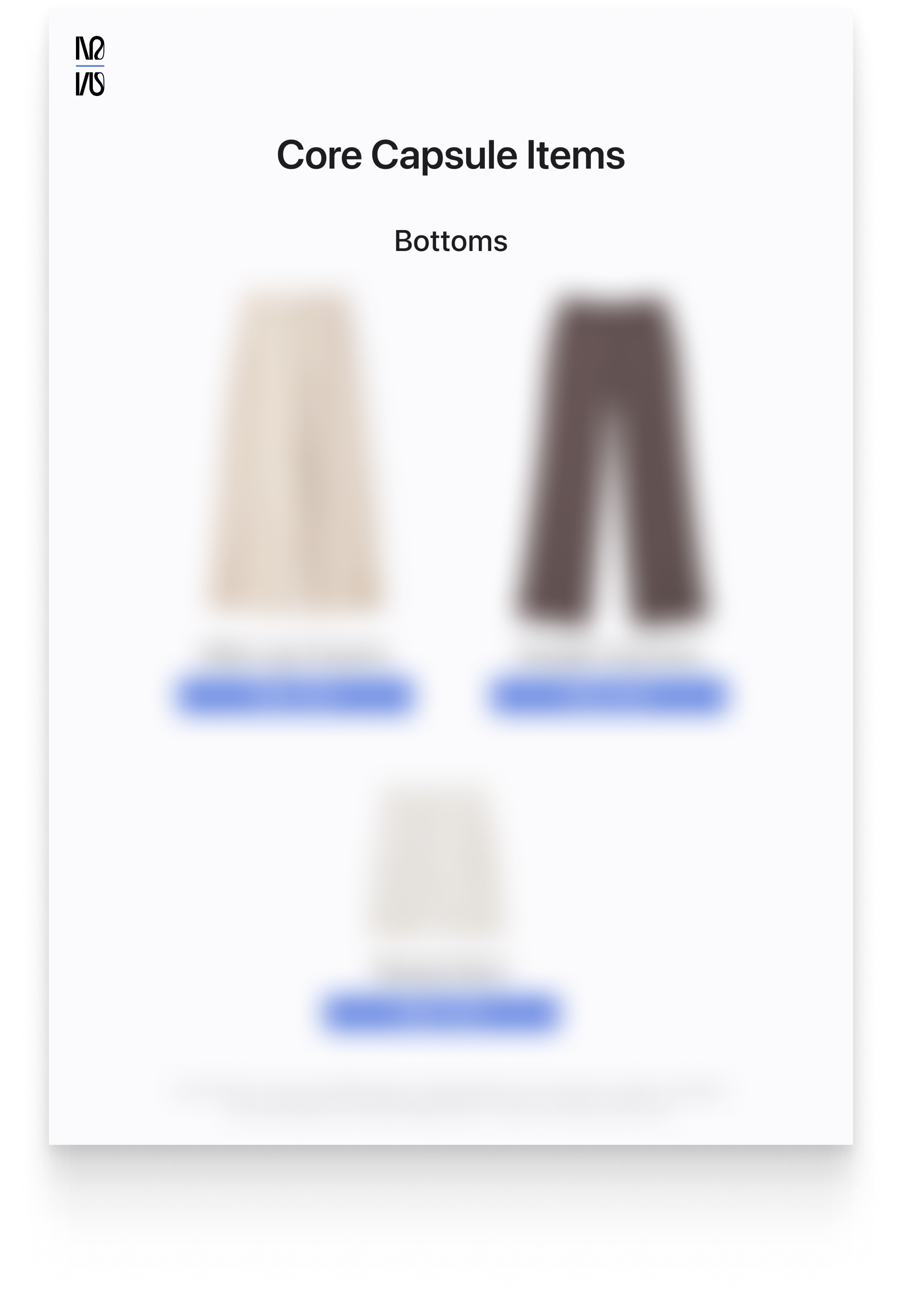 Year-Round Core Capsule 2026 (Minimal Feminine)