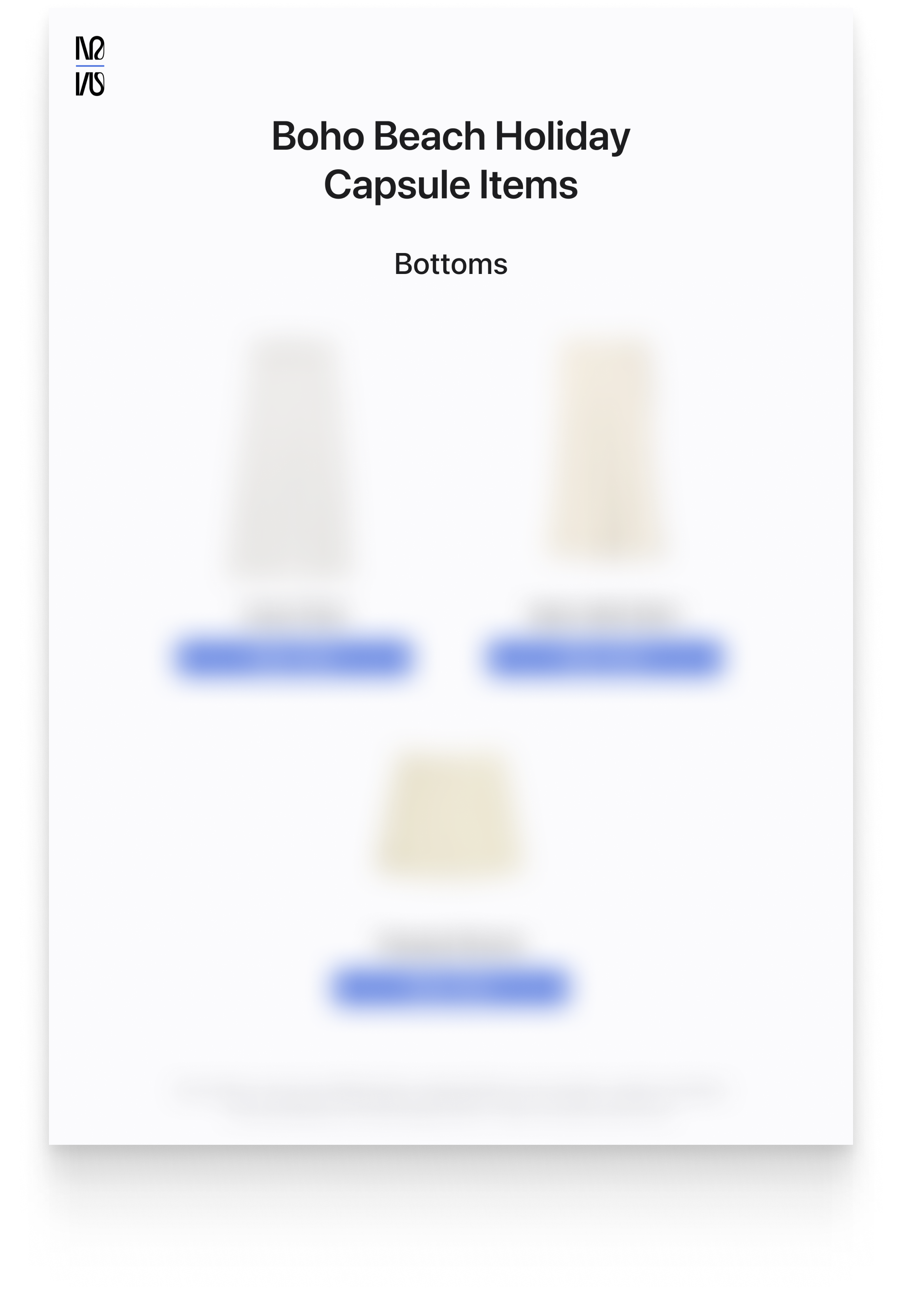 Boho Beach Holiday Special Expansion Capsule