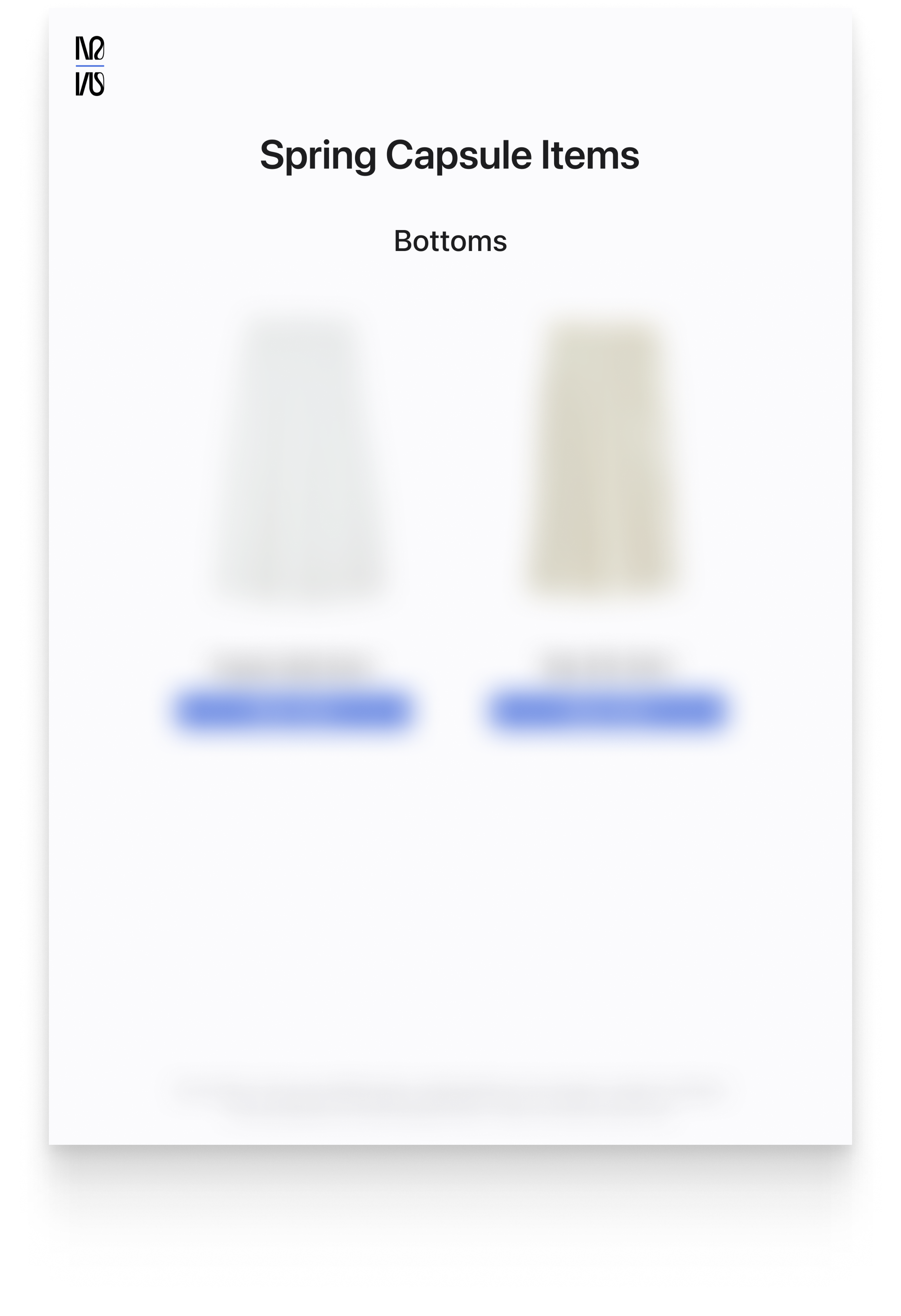 Spring Expansion Capsule 2026 (Minimal Feminine)