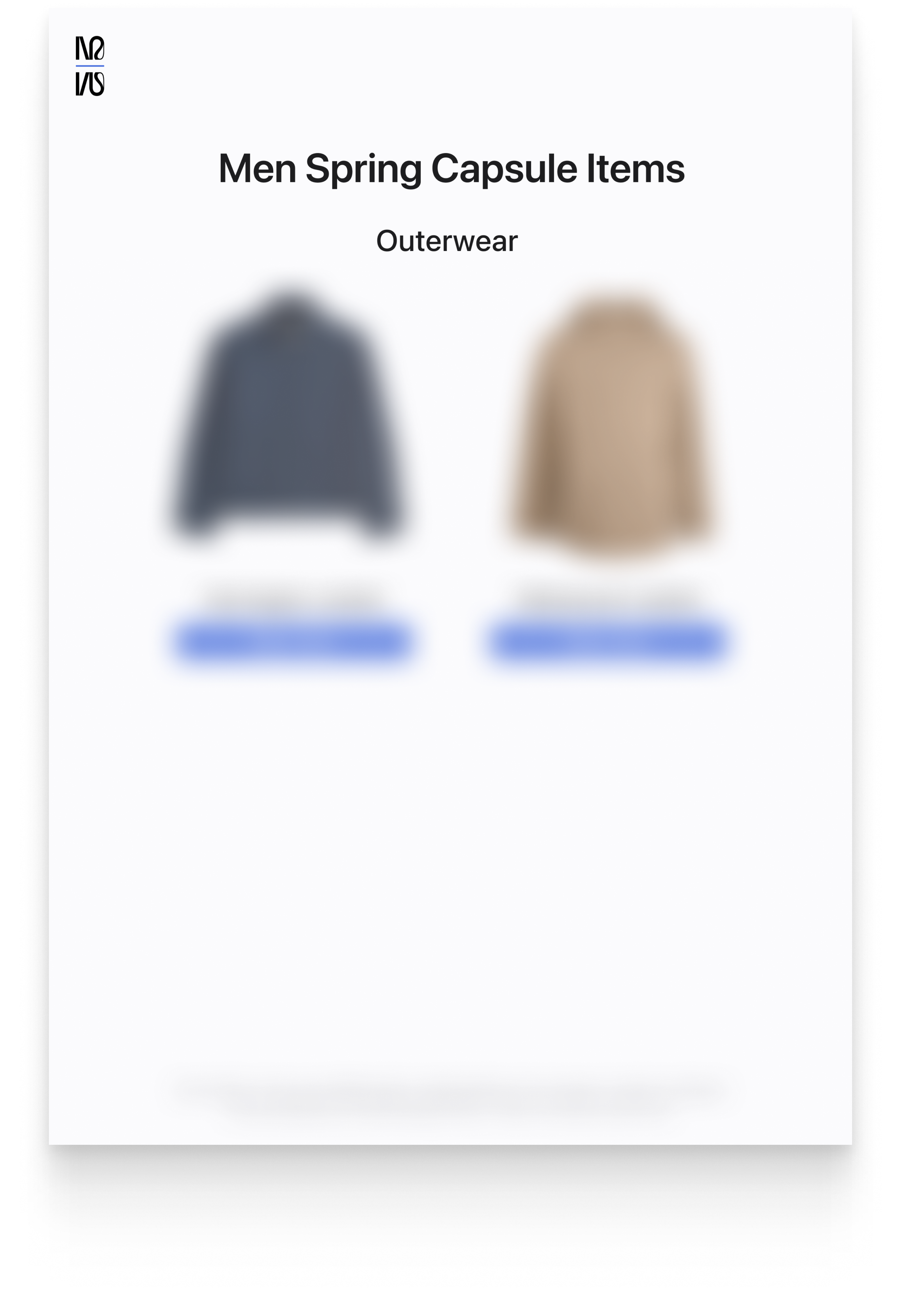 Men's Spring Expansion Capsule