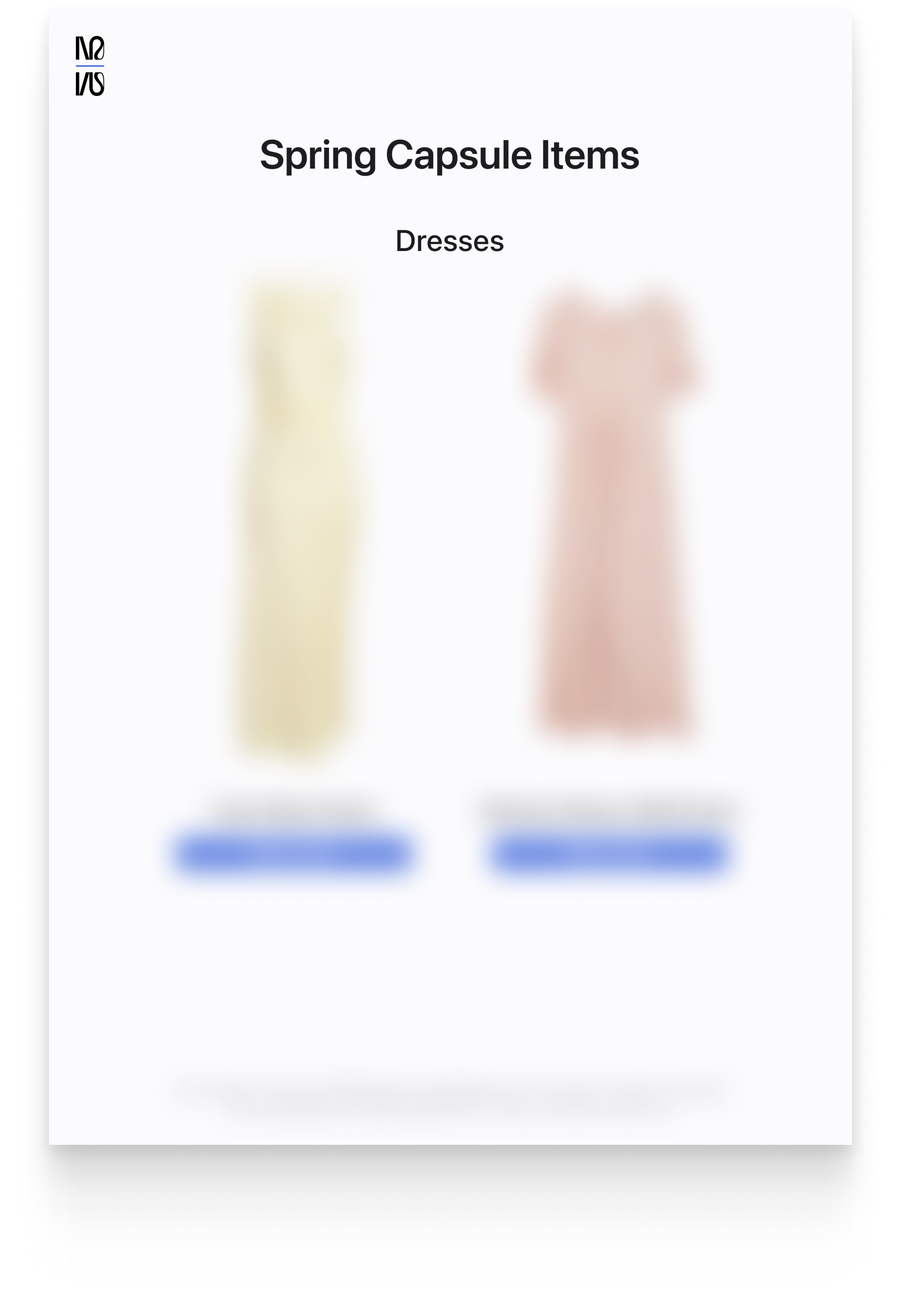 Spring Expansion Capsule 2026 (Minimal Feminine)