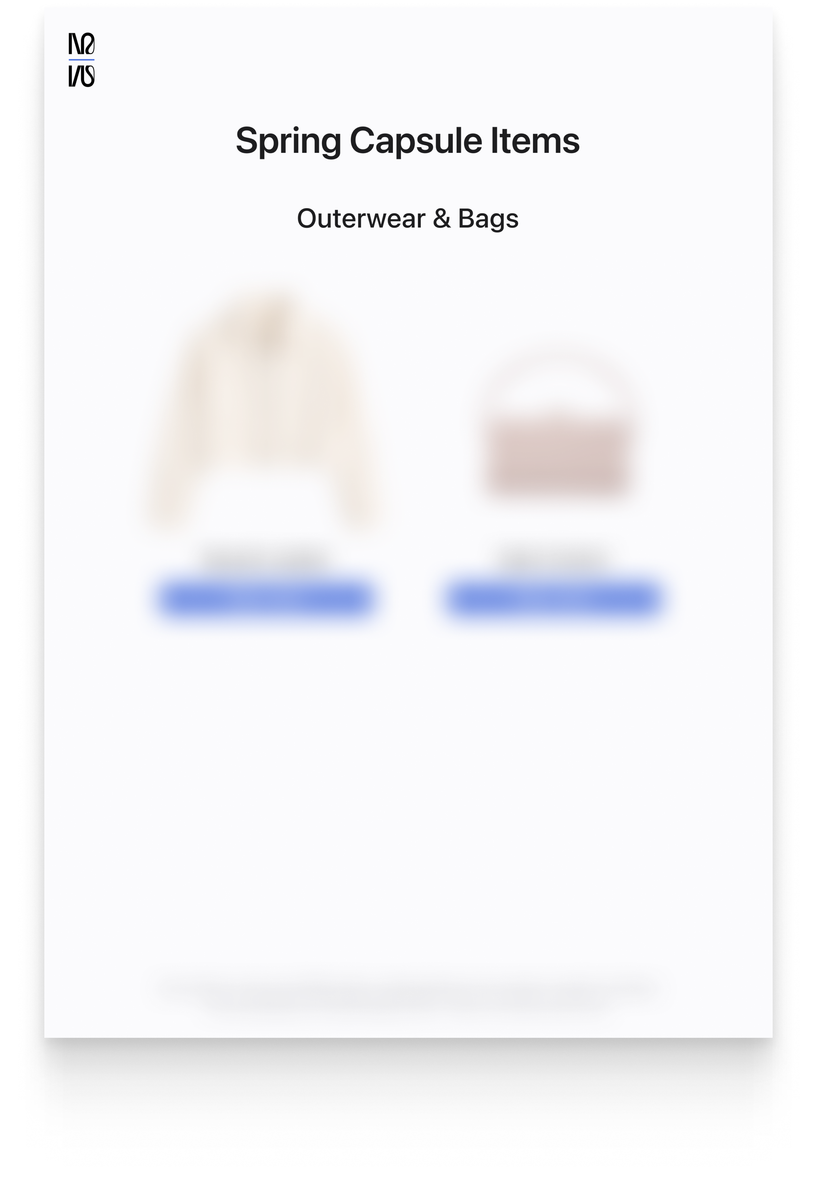 Spring Expansion Capsule 2026 (Minimal Feminine)