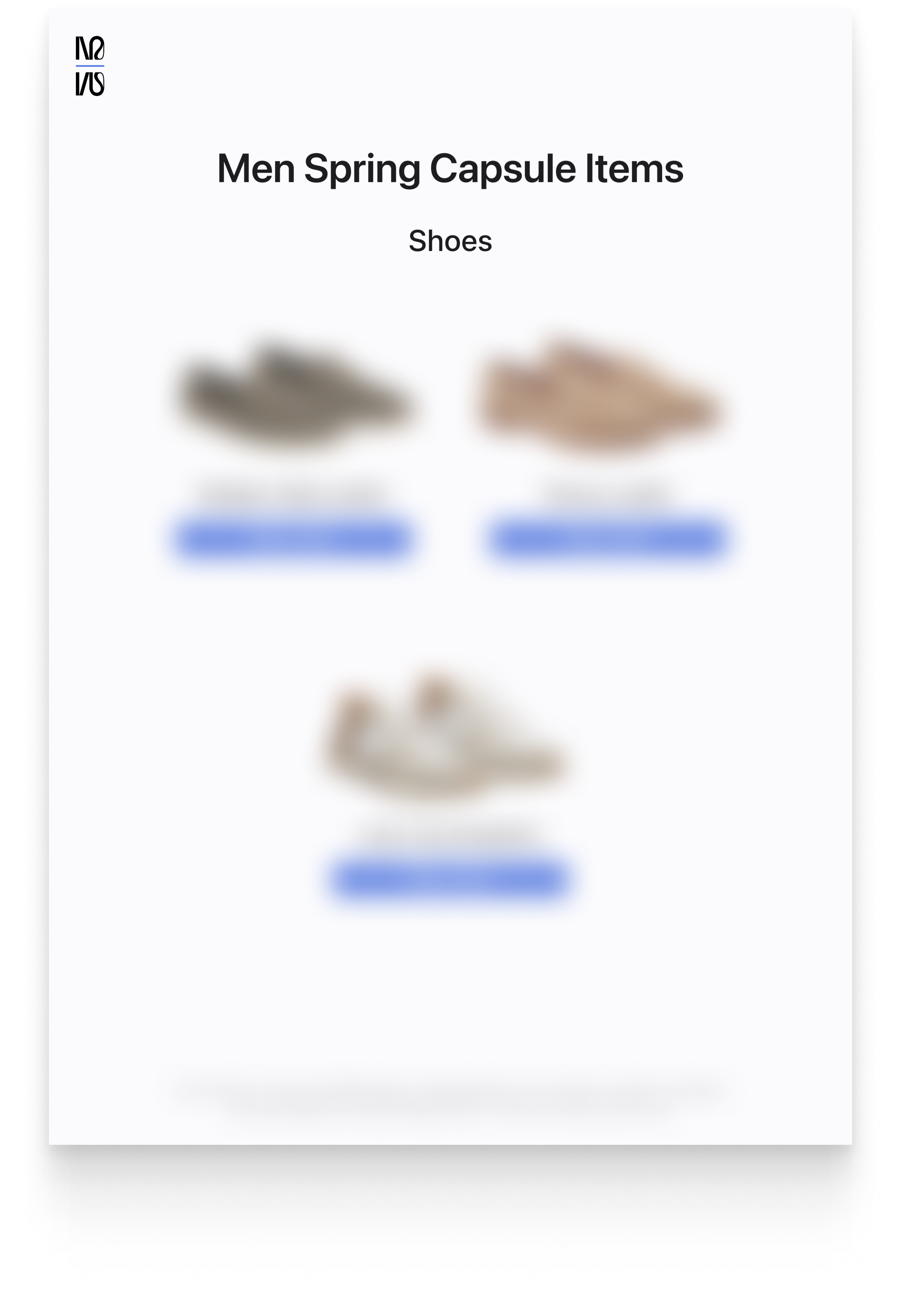 Men's Spring Expansion Capsule