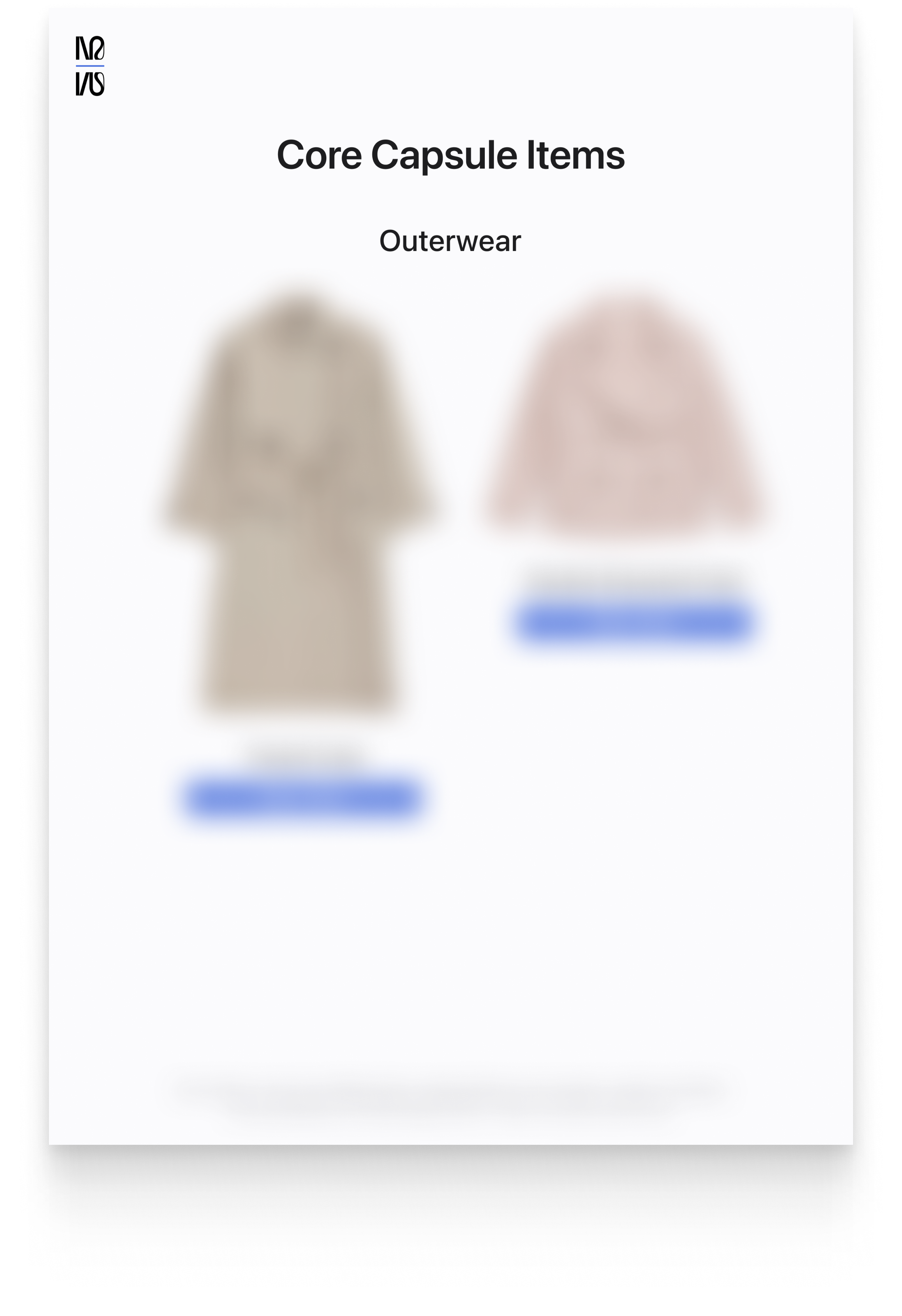 Year-Round Core Capsule 2026 (Minimal Feminine)