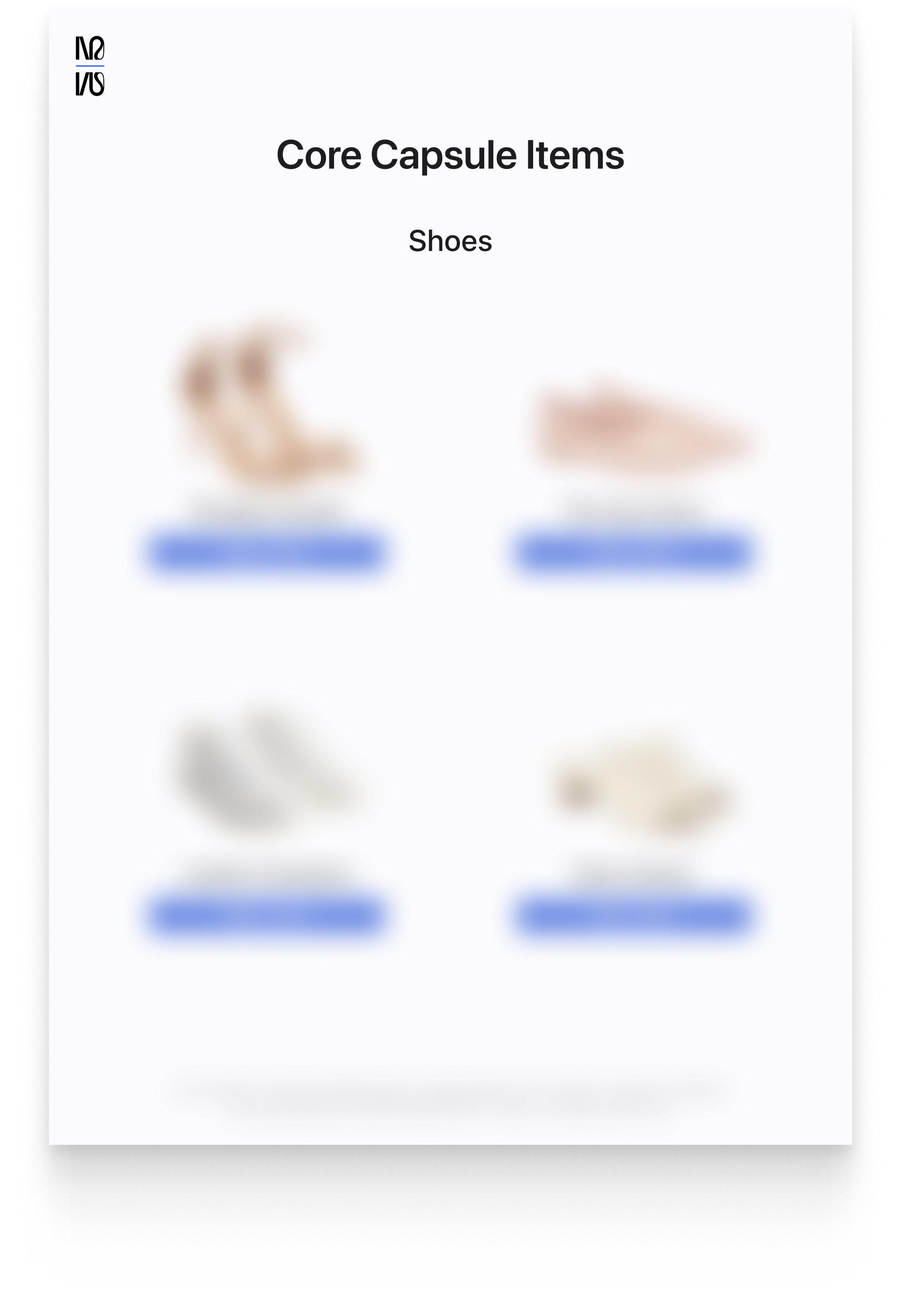 Year-Round Core Capsule 2026 (Minimal Feminine)