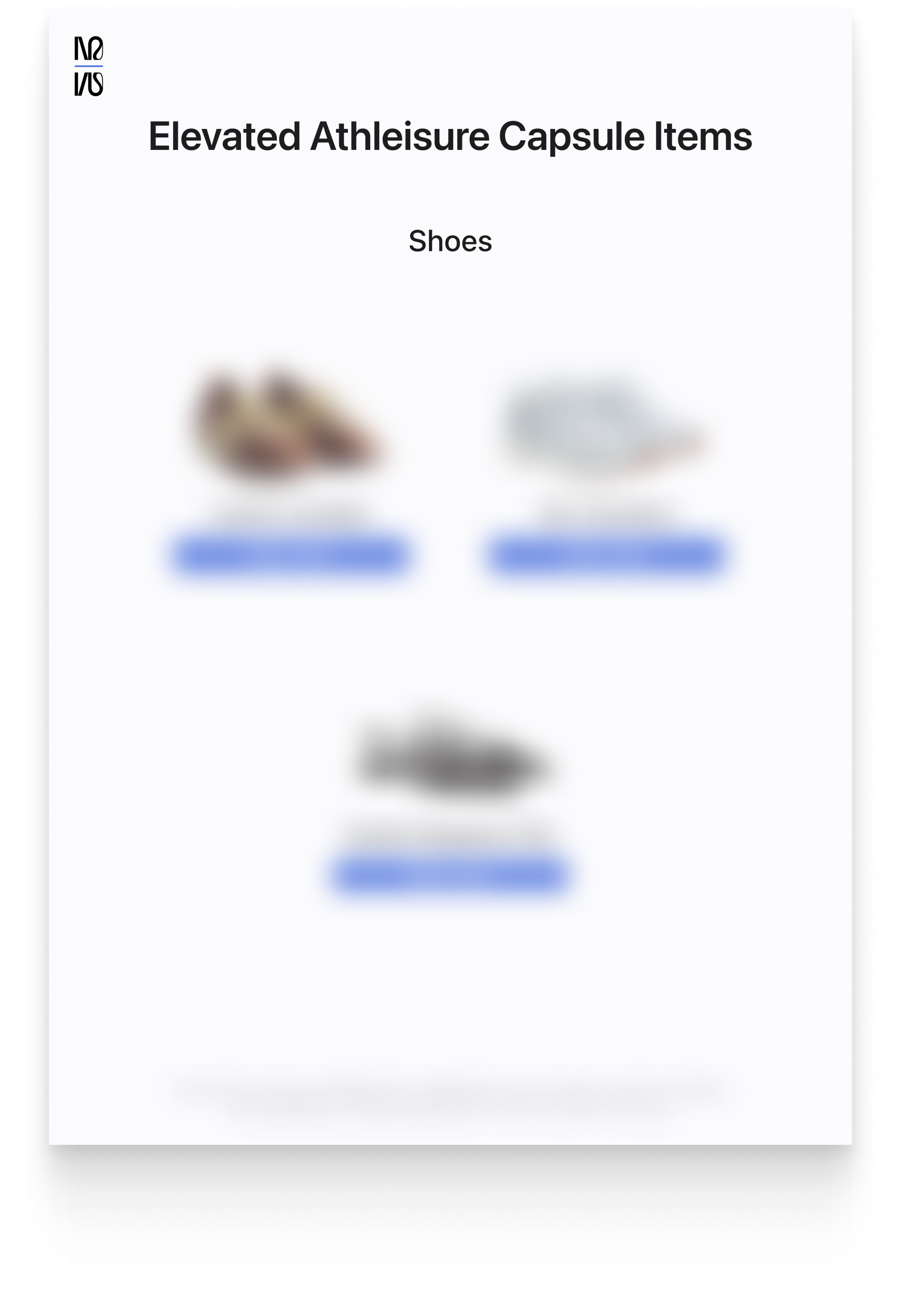 Elevated Athleisure Special Expansion Capsule