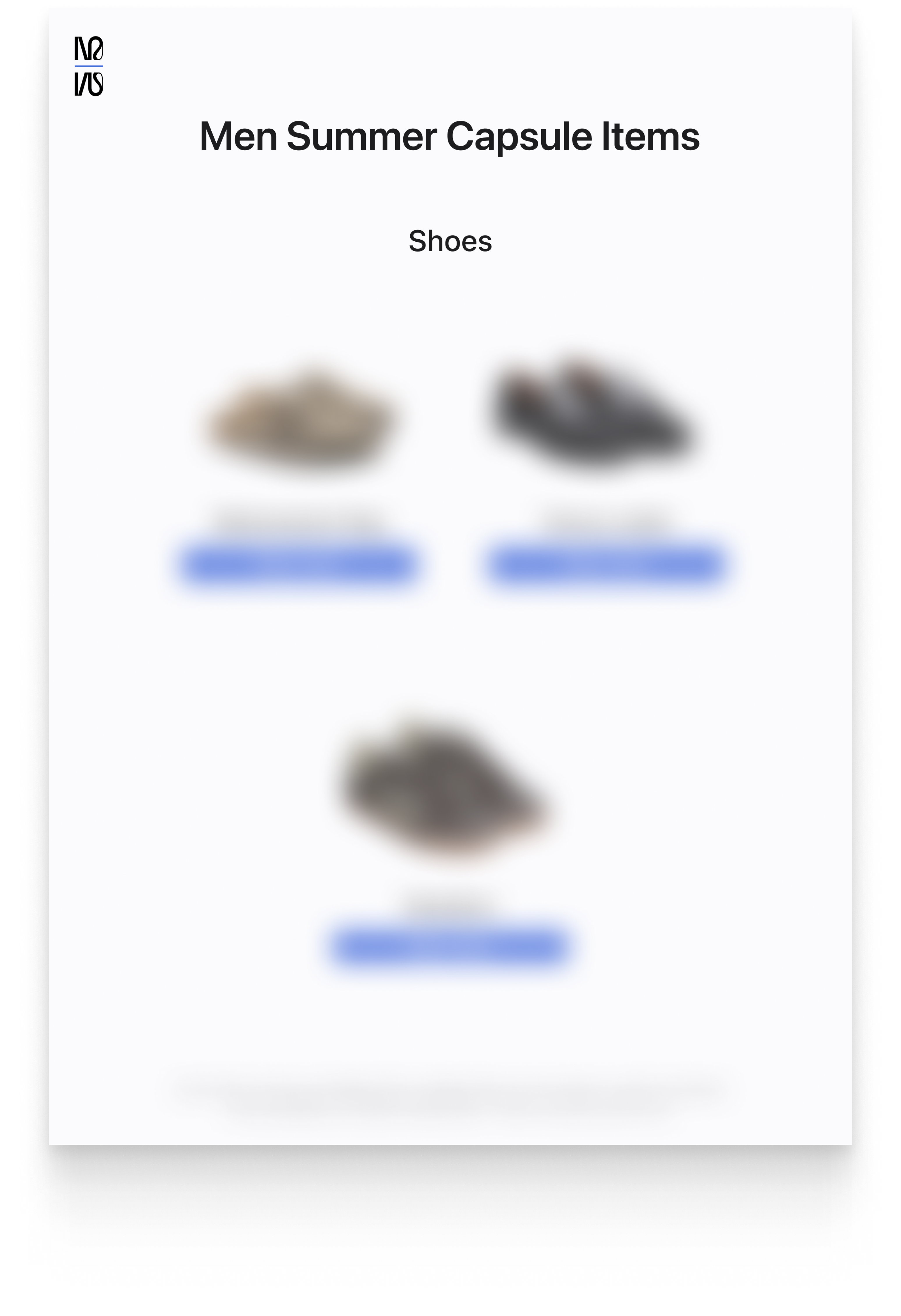 Men's Summer Expansion Capsule (2025)