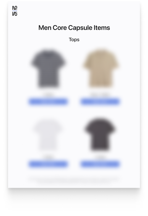 Men's Year-Round Core Capsule™