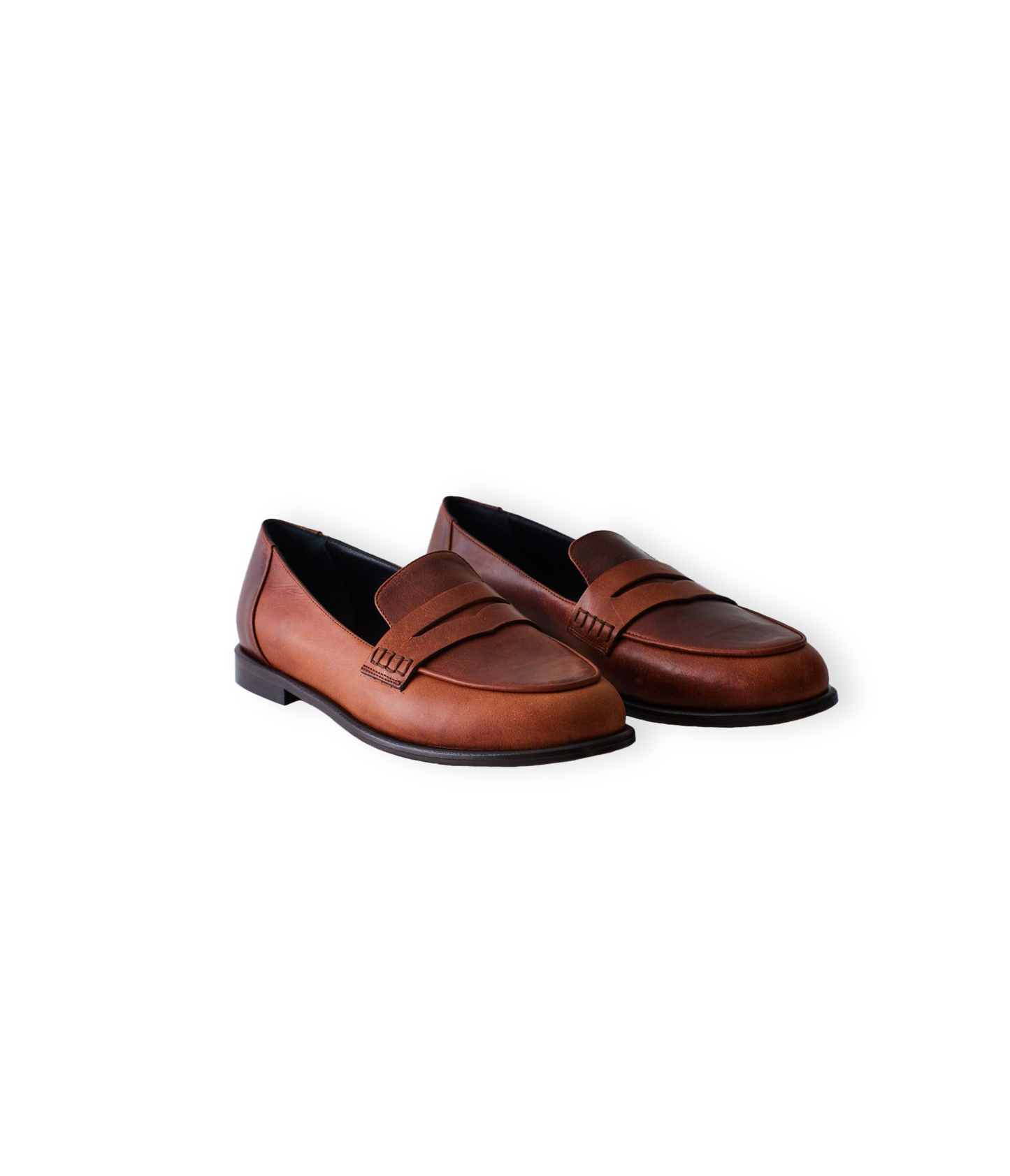 Leather Loafers (Brown)