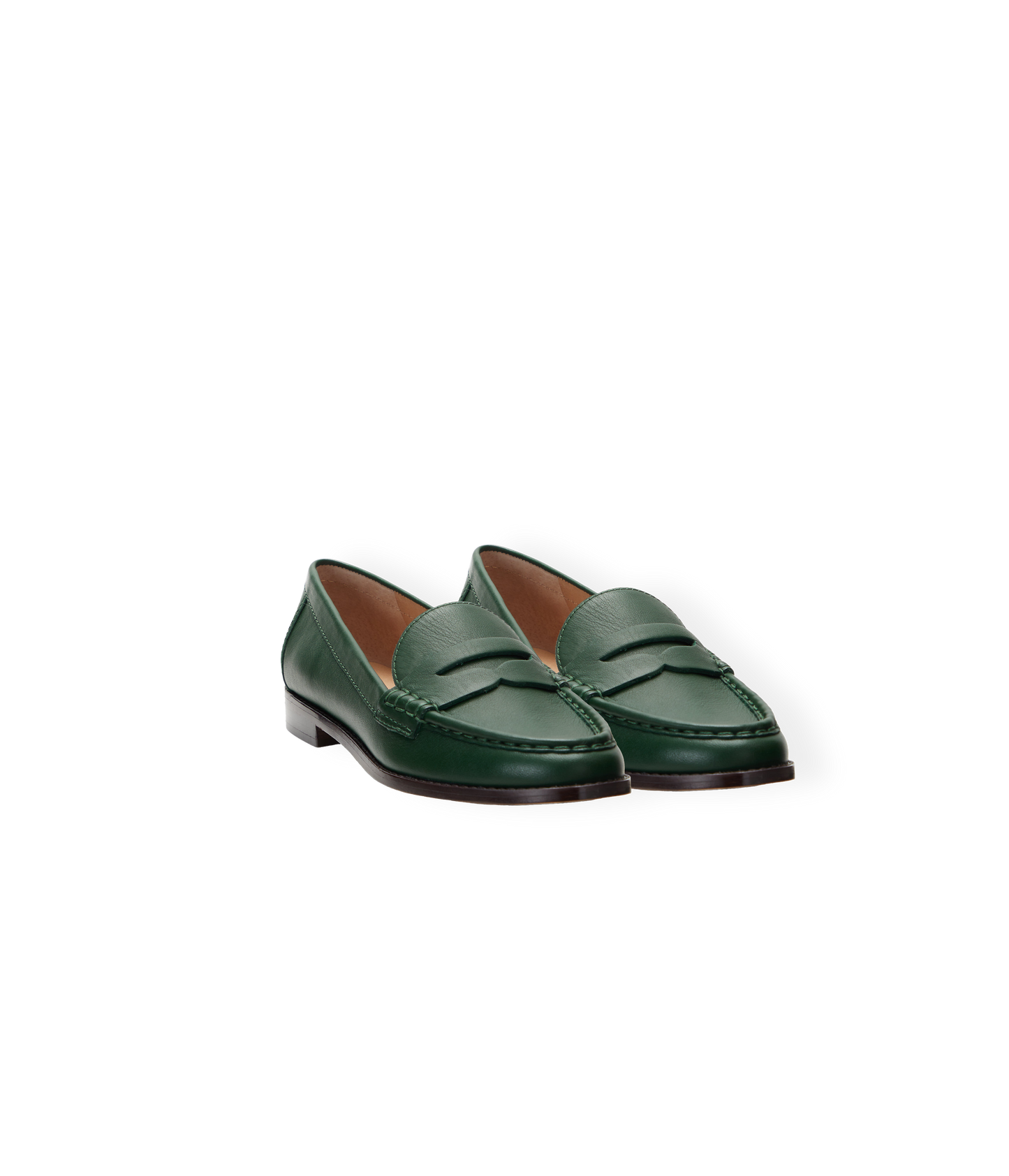 Leather Loafers (Green)