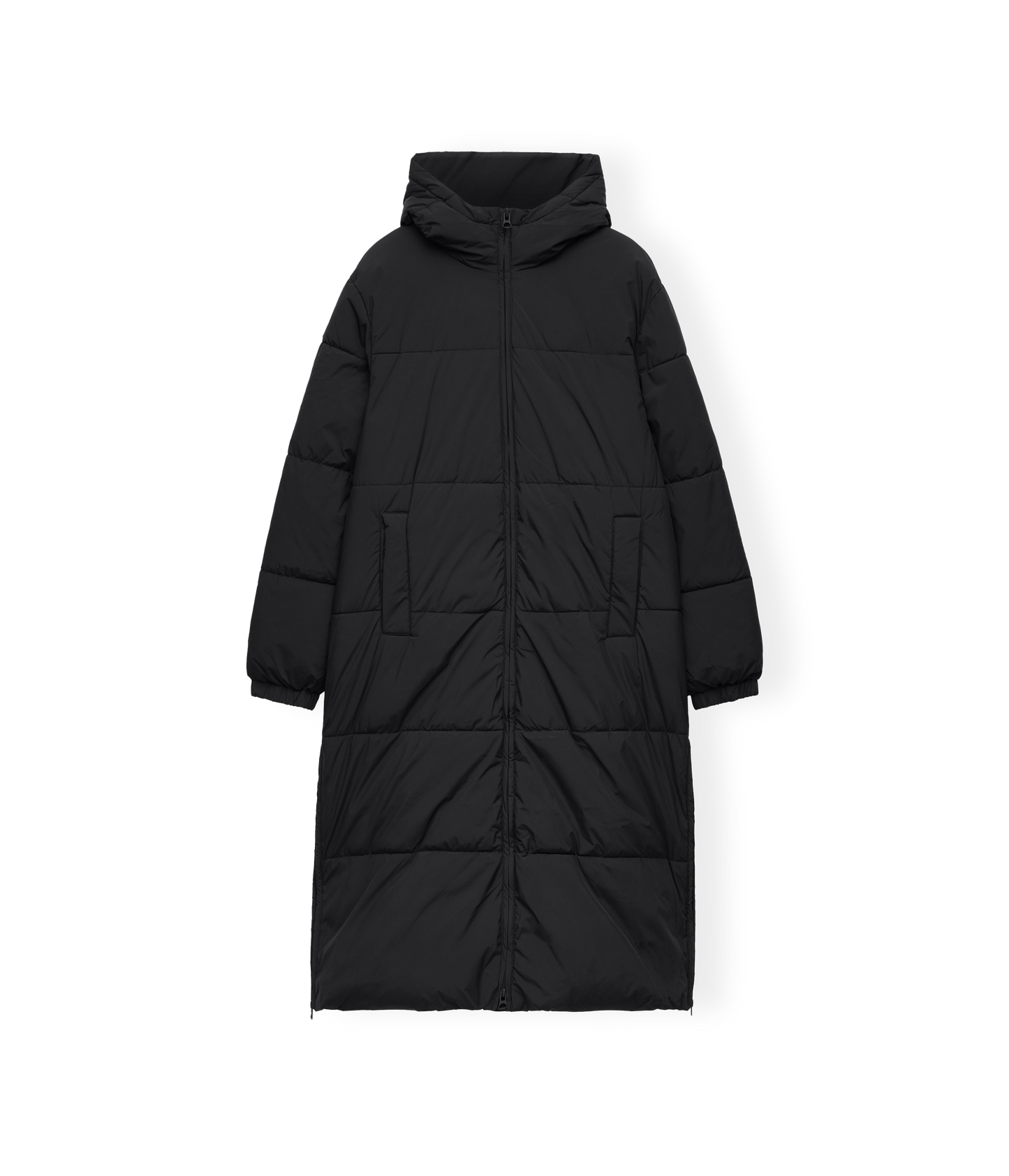 Langer Puffer (Schwarz)