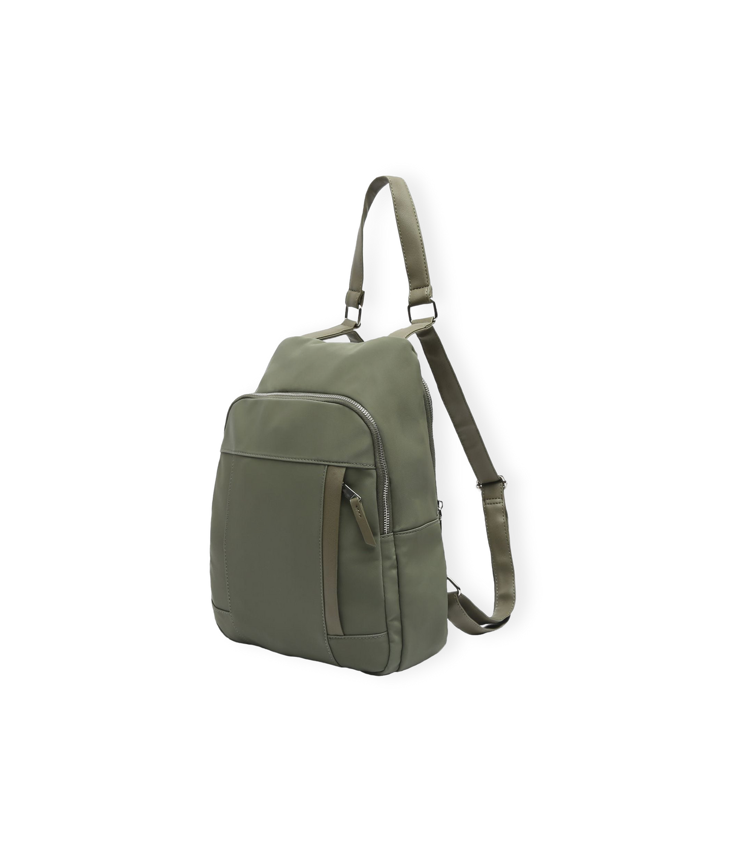 Nylon Backpack (Olive Green)