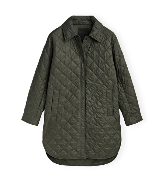 Quilted Coat (Green)