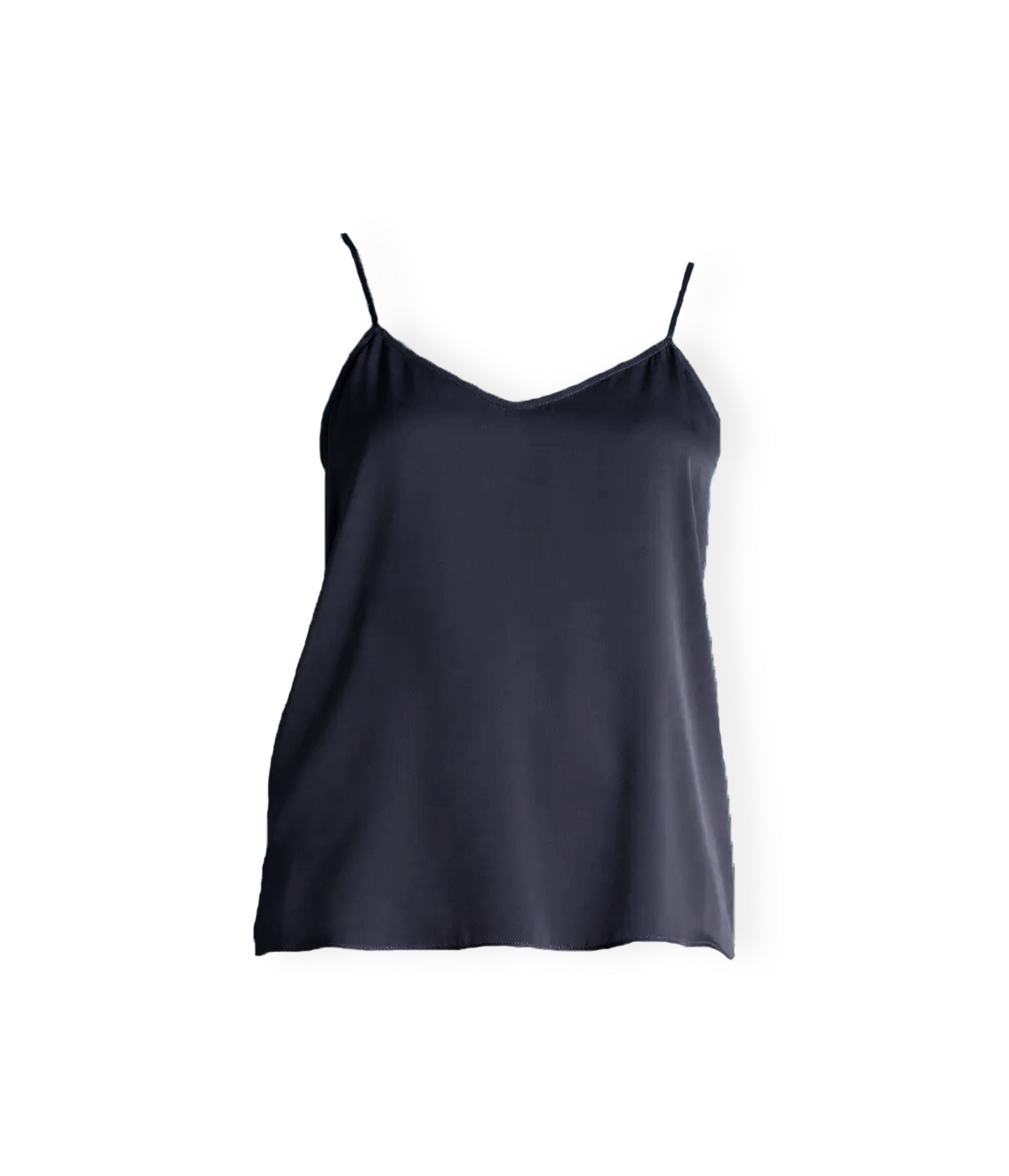 Silk V-neck Camisole (laivasto)