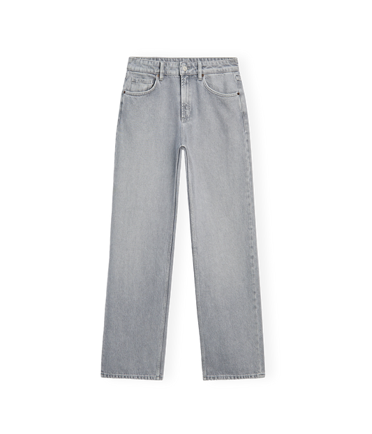 Straight Leg Jeans (Grey)