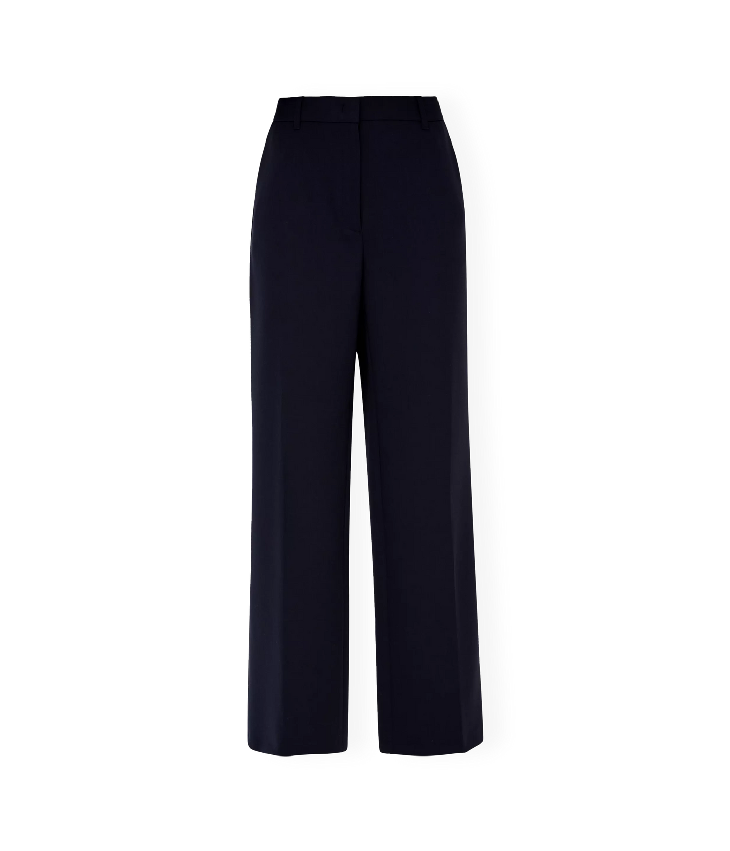 Straight Leg Trousers (Navy)