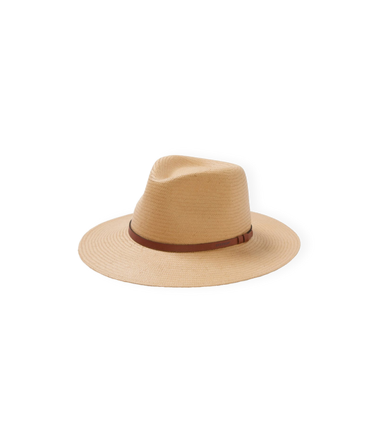 Straw Fedora Hat (Sand)