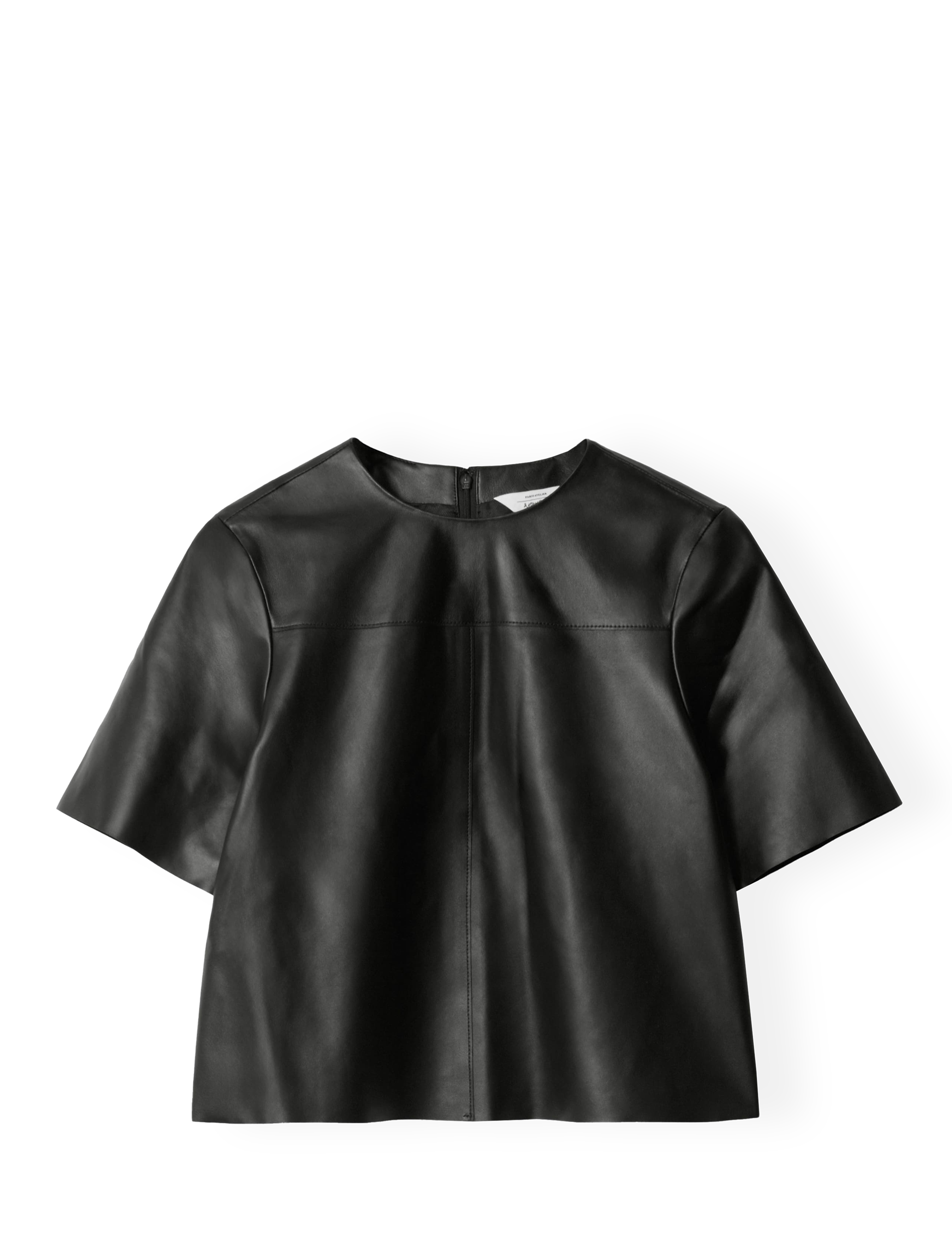 Boxy Leather T-Shir t