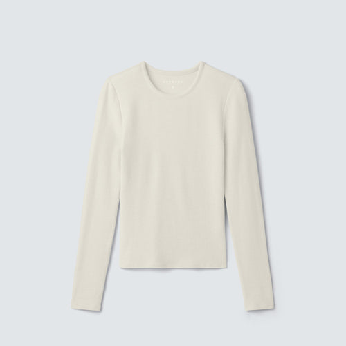 Rib Long Sleeve Tee