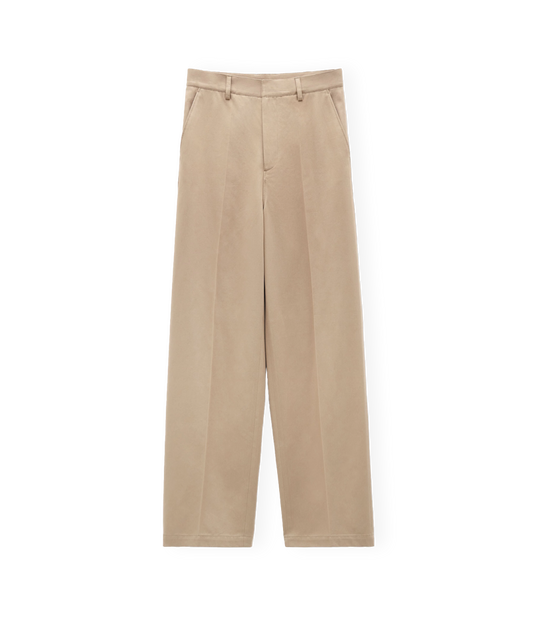 Leveälahkeiset housut (beige)