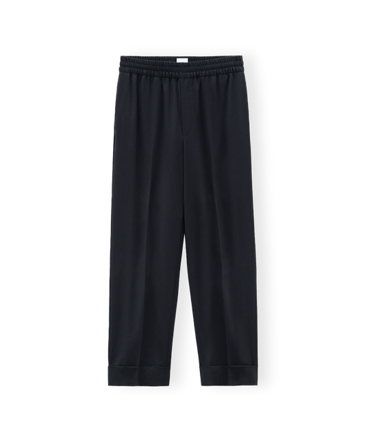 Wool Trousers (Black)