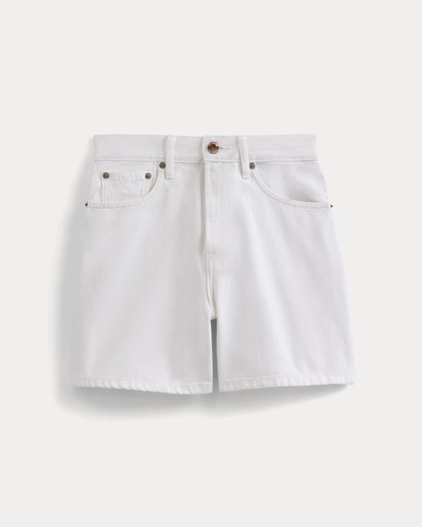 Denim Shorts | White