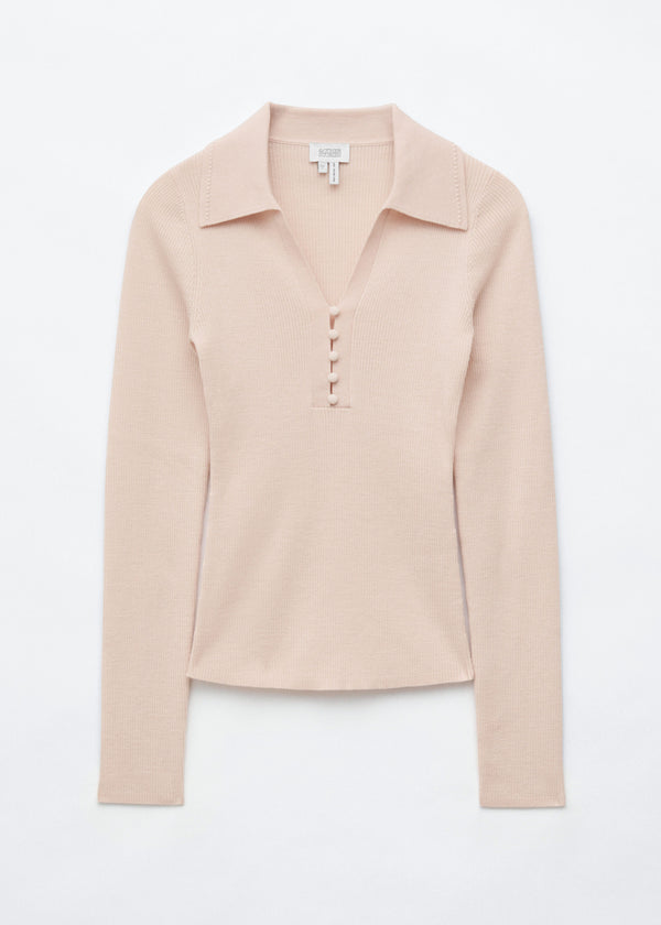 Button-Detail Top | Cream