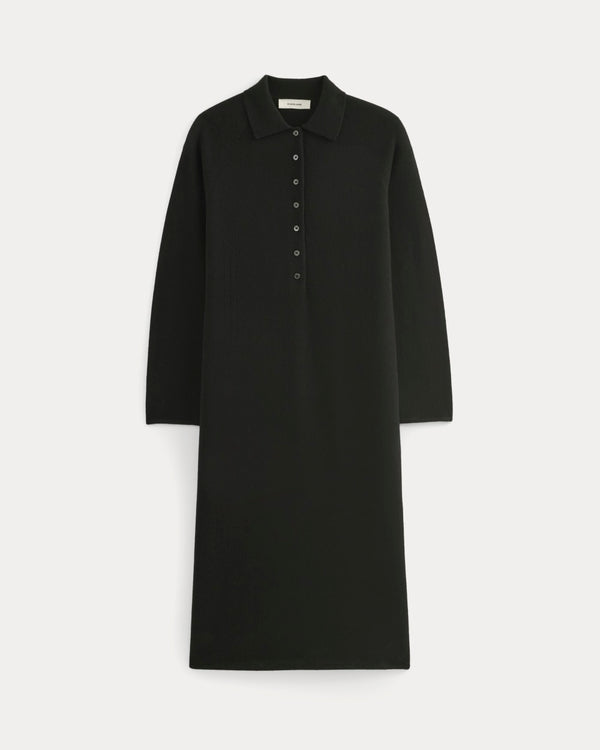 Polo Midi Dress | Black
