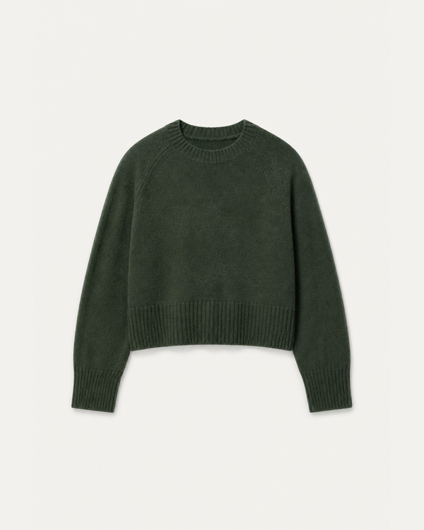 Crewneck Sweater | Dark Green