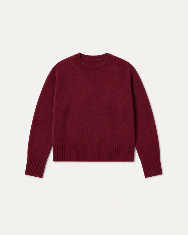 Crewneck Sweater | Burgundy
